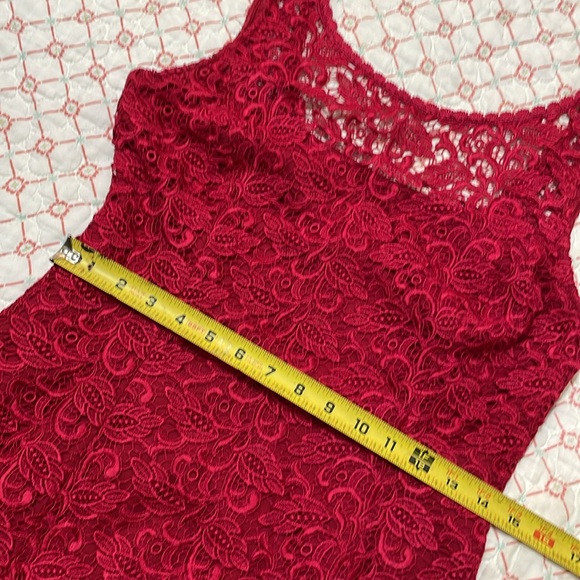 White House black market illusion lace sheath dress - Picture 8 of 12